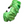 Load image into Gallery viewer, Mini Mega Scrunchiepanta Neon Vihreä