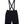 Load image into Gallery viewer, Suspender Shorts Black