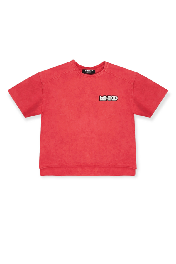 Lasten MINIKID T-paita Vintage Red
