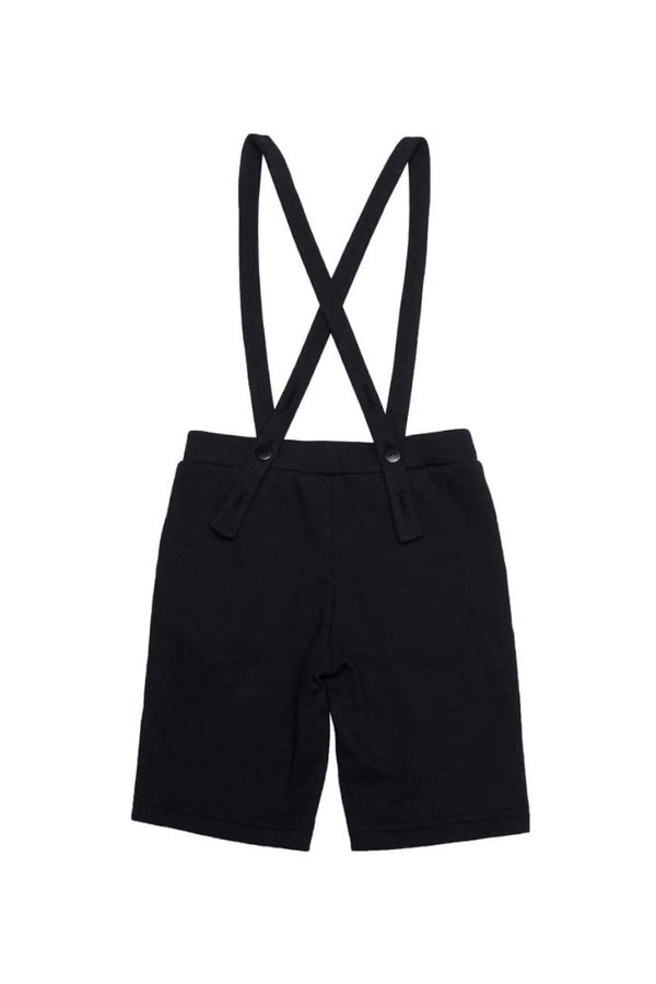 Suspender Shorts Black